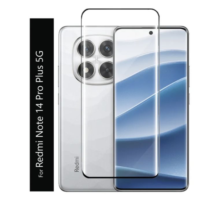 Xiaomi Redmi Note 14 Pro Plus 5G 3D Curved Edge Tempered Glass Film