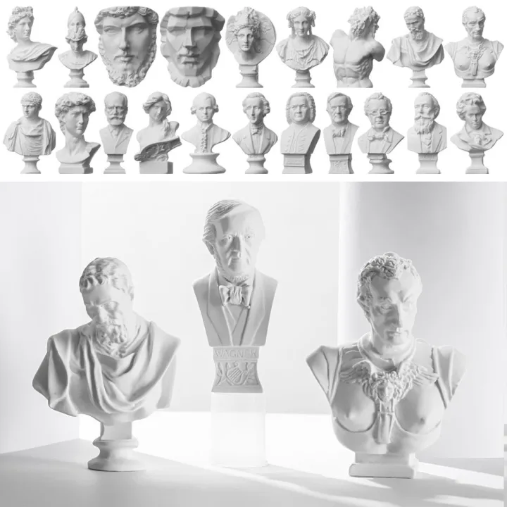 Crafts Desktop Ornament Celebrities Home Decor Famous Sculpture Plaster ...
