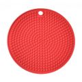 Honeycomb Rubber Heat Resistant Table Doily Holder Mats Insulating Round Doily Hot Pads Protective Mat Trivets Pot. 