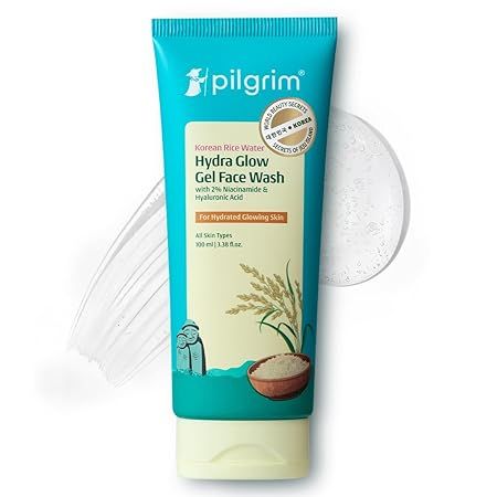 Pilgrim Korean Rice Water Hydra Glow Gel Face Wash 100ml