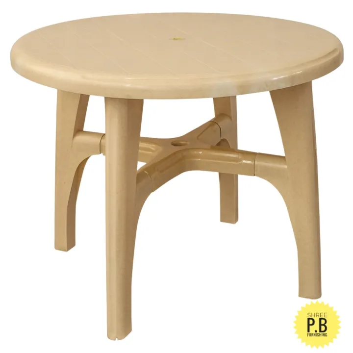 Dolphin%20Round%20Molded%20Plastic%20Table%20With%20Sturdy%20Legs%20-%20Image%202