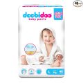 Doobidoo Baby Pants Diapers - Large Size (48 Count) - All Round Softness with Bubble soft Top sheet (9-14 kgs). 