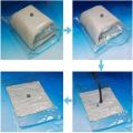 Vacuum Bags For Clothes With Pump Reusable Vacuum Storage Bags with Hand Pump,SSpace Saver Compression Sealer Bags For Blanket,Quilts,Travel & Home. 