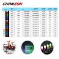 50pcs 8mm LED Emitting Diode Micro Indicator White Red Green Blue Yellow 3V DIY Circuit Transparent Diffused Arduino Bulb. 
