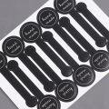 50Pcs "Hand Made" Black Sealing Sticker Packaging Sticker Label DIY Gift Sticker. 