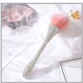 Durable Artificial Fiber Diamond Handle Makeup Brush Diamond Inlay Soft Bristles Loose Powder Brush Rhinestone Handle Fluffy Blush Brush Professional. 