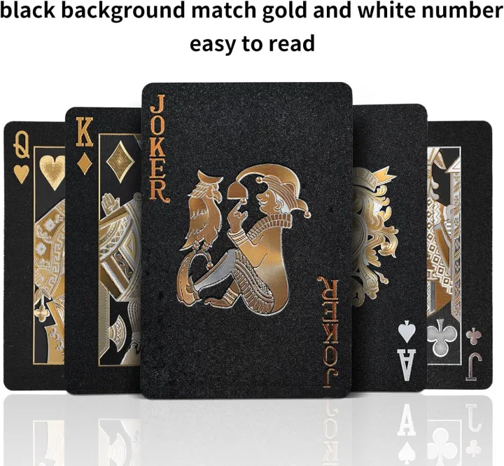 Joyoldelf%20Black%20Playing%20Cards,%20Cool%20Black%20Foil%20Decks%20of%20Cards,%20Waterproof%20Playing%20Cards%20&%20Flexible%20Poker%20Cards%20with%20Box,%20Great%20for%20Party,%20Game,%20Cardistry,%20Magic%20Trick%20-%20Image%203