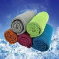Sports Gym Cooling Towel With Plastic Bottle. 