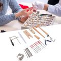JAERBEE Jewelry Making Tools Jeweler Saw Frame Blade Wire Cutter Needle File Ring Mandrel Jewelry Tool Set for Jewelry Making. 