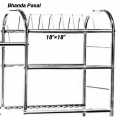 Steel Kitchen Rack Dish Rack Medium 18×18 inches. 