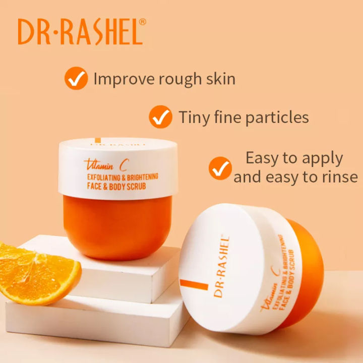 Dr.%20Rashel%20Vitamin%20C%20Face%20&%20Body%20Scrub%20250%20gm%20-%20Image%203