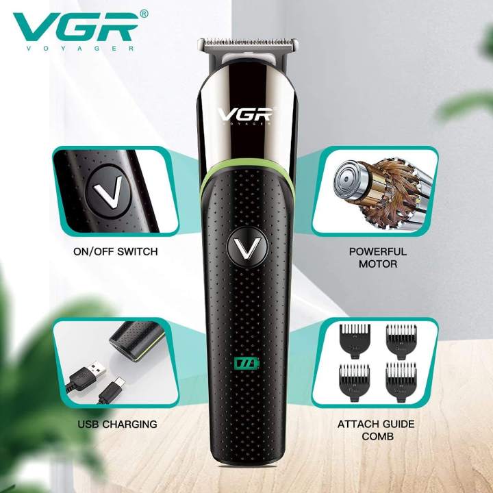 VGR V-191 Professional hair Trimmer, Rechargeable Cordless Beard Hair Trimmer Kit, Hair Clipper, Hair Cutting Clippers Machine