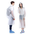EVA Raincoat Waterproof Raincoat, Reusable Transparent Raincoat With Hood, Lightweight Rain Jacket For Unisex Men Women. 