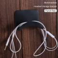 Storage Rack Head-mounted Headphone Headphone Bracket Earphone Controller Punch-free Headphone Stand Plastic Hanger Headset Holder Wall-mounted. 