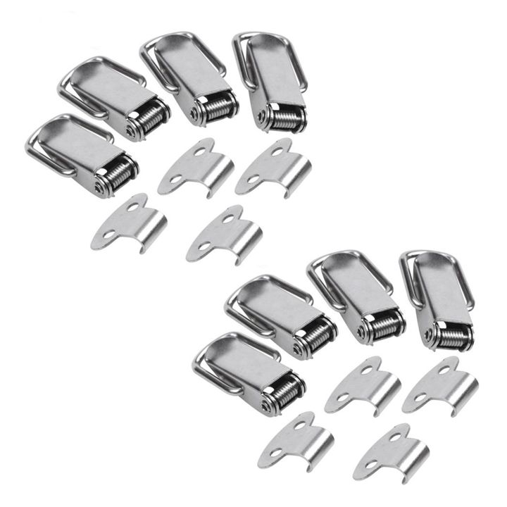 Uxcell 12-Pack Silver Spring Loaded Magnetic Clips For Fridge, Notes, And Photos - View #4