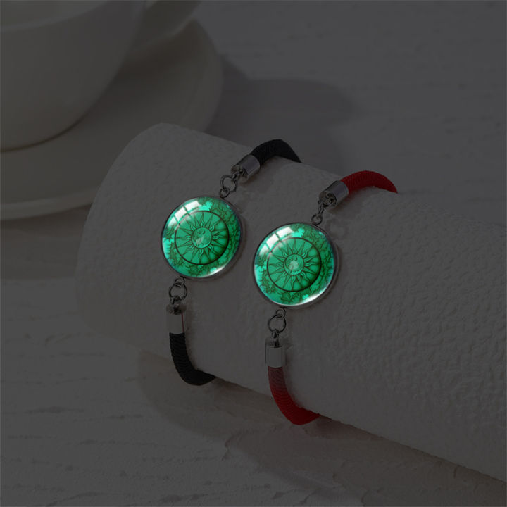 2%20Pcs/Set%20Romantic%20Couple%20Bracelet%20For%20Women%20Men%20Luminous%20Sun%20Moon%20Love%20Heart%20Charm%20Bracelet%20Friendship%20Lover%20Party%20Jewelry%20Gift%20-%20Image%202
