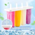 Summer 4-Link Ice Cream Molds DIY Reusable Homemade Popsicles Mold Tools Household Gadgets with Cover Ice Cream Tools. 