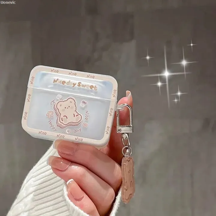 Uonevic%20Clean%20cover%20headphones%20Bluetooth%20Pro2%20clear%20ne%20air%20protection%20Ipho%20case%203rd%20generation%20Profesional%20color%20preservation%20Airp%20cute%20kit%20bear%20pink%20ods%20protection%20pod%20Pro%201%202%20-%20Image%202