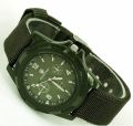 【The hottest this year】 Men's Fashion Swiss Nylon Woven Strap Watch Gemiu wi watch Sea, Land and Air Movement Army Style Watch. 