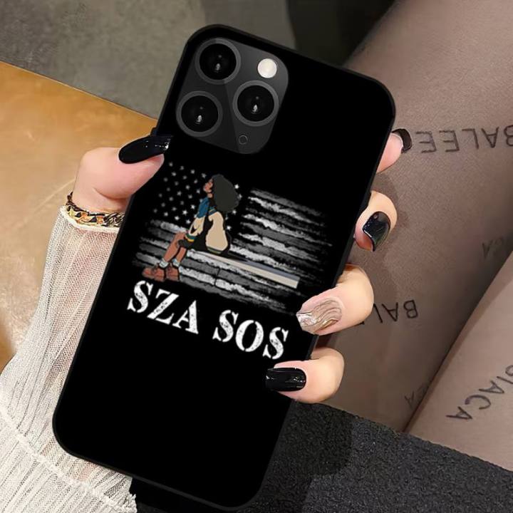 Singer%20SZA%20SOS%20Phone%20Case%20For%20iPhone%2011%2012%20Mini%2013%2014%20PRO%20XS%20MAX%20X%20XR%206%207%208%20Plus%20Shell%20-%20Image%207