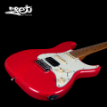 Jet Guitars JS 400 CRD HSS Roasted Maple Coral Red w/ Gigbag. 