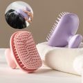 Volumizing Self Cleaning Silicone Shampoo Brush Dandruff Removal Comfortable Hair Washing Comb Deep Cleaning Soft Head Scalp Massager Body Massage. 