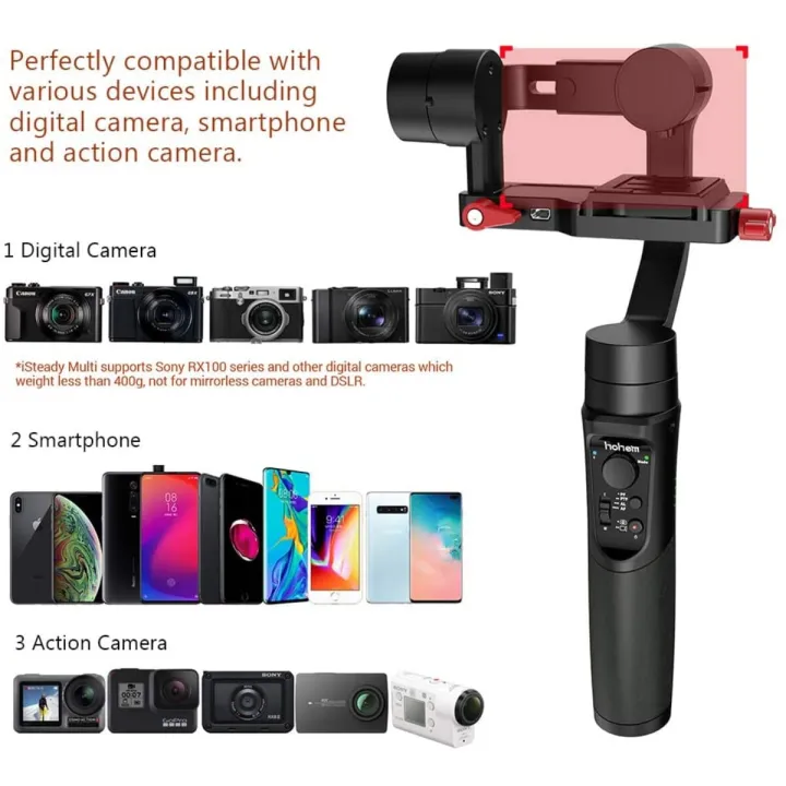 Hohem%20iSteady%20Multi%203-Axis%20Gimbal%20Stabilizer%20for%20Compact%20Cameras/Action%20Camera/Smartphone%20w/%20600%C2%B0%20Inception%20Mode%20-%20Image%207