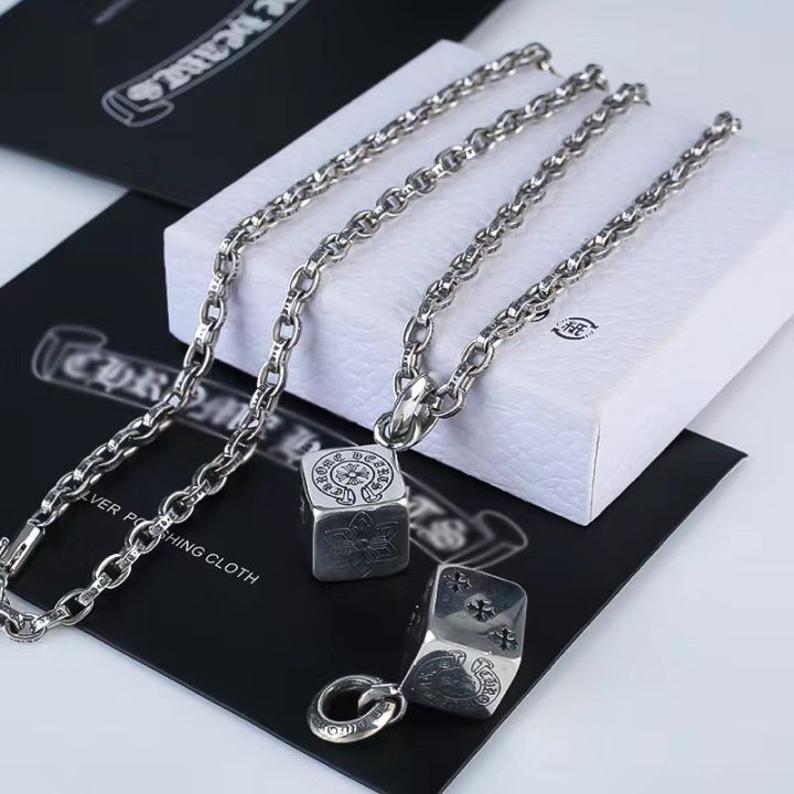 %E3%80%90Fashion-forward%E3%80%91Chao%20Xuan%20Crocore%20Necklace%20Trendy%20and%20Women's%20Woolen%20Retro%20Thai%20Silver%20Necklace%20Pendant%20-%20Image%202
