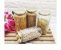 Glass Jar 1000ml with Lid Set Of 5Pcs | Blemish Free Food Grade Eco Friendly Reusable Multipurpose Jar - 1Ltr - Pack Of 5. 