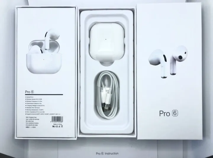 Pro%206%20TWS%20Bluetooth%205.0%20Mini%20Wireless%20Earbuds%20with%20Charging%20Case%20-%20Image%202