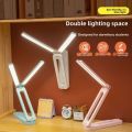 High Quality Foldable Desktop Lamp Rechargeable Portable Reading Lamp Lightweight Adjustable Light Eye Protection Lamp. 