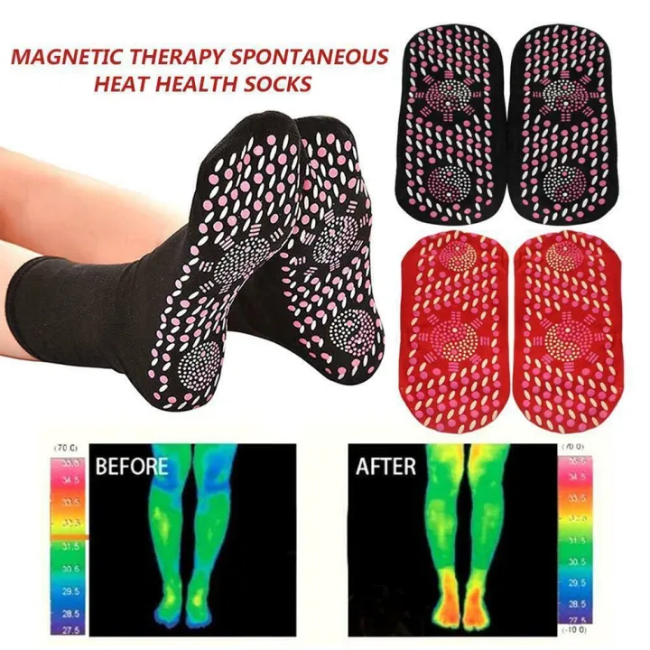 HOT%201%20Pair%20Self-Heating%20Health%20Care%20Socks%20Tourmaline%20Magnetic%20Sock%20Self-Heating%20Therapy%20Magnet%20Socks%20Unisex%20Warm%20Socks%20Unisex%20Hot%20-%20Image%202