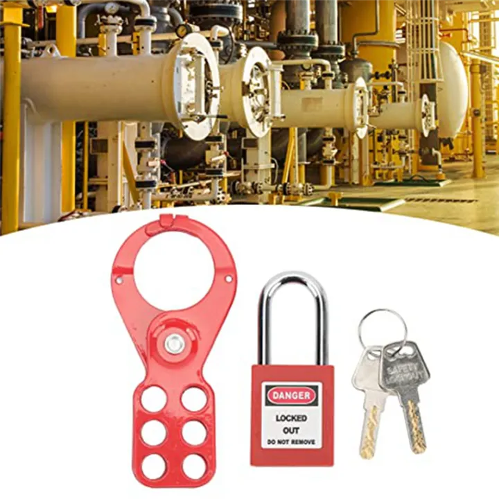Padlocks%20Hasps%20Set,%20Lockout%20Tagout%20Kit%20Breaker%20Box%20Lock%20Keyed%20Hasp%206%20Hole%20Design%20Security%20Tamper%20Proof%20for%20Industrial%20Equipment%20(1.5In/38mm%20Shackle)%20-%20Image%207
