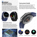 Wenefang 2025 New For OPPO Watch X Smart Watch 4G Memory Music Video Bluetooth Sales promotion Call IP68 Waterproof AMOLED Smartwatch For TWS Earphones. 