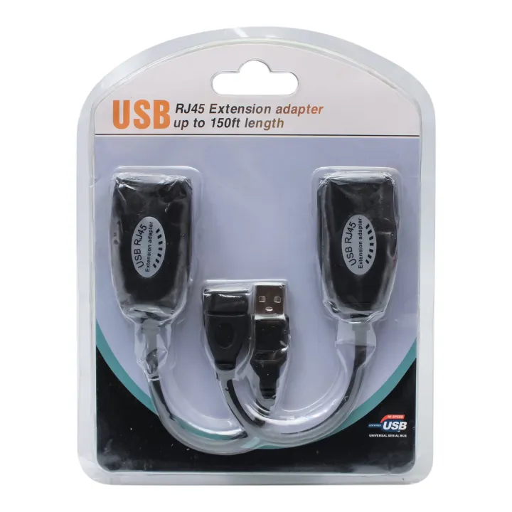 USB%20to%20RJ45%20Extension%20Adapter%20Over%20RJ45%20Ethernet%20LAN%20Splitter%20Cable%20USB%202.0%20Extender%20Over%20Cat5/Cat5e/Cat6%20Cable%20Connector%20Adapter%20up%20to%20150ft%201%20Pair%20b%20tech%20-%20Image%202