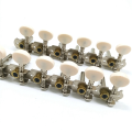ZOROOM 3X 12 Strings Acoustic Guitar Tuning Pegs Chrome Plated Machine Heads 6L 6R Acoustic Guitar Instruments Accessory Part. 