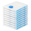 ARELENE Vacuum Bags for Clothes - Pack of 10 40 X 30 cm Reusable Storage Bags Vacuum Bags with Seal and Space Saving Travel Bags. 