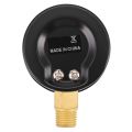 NCANRUI 2X Pressure Gauge - 0 - -30InHg 0 - -1 Bar Mini Dial Air Pressure Gauge Barometer Meters Vacuum Gauge Black. 