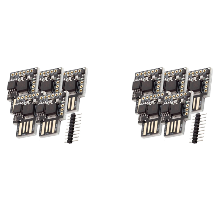 10Pcs ATTiny85 Digispark I2C LED .3 Kickstarter 5V IIC SPI USB Development Board 6 I/O Pins for