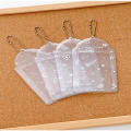 Pvc Card Holder Decorative Transparent 3-Inch Student Card Holder Pvc Card Holder for Student School Office Id Card Event. 