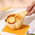 Ceramic Multipurpose with Handle Home Gift Beautiful Decorative Appetizer Tray Dessert Fruit Bowl Snack Serving Dish Seasoning Dish. 