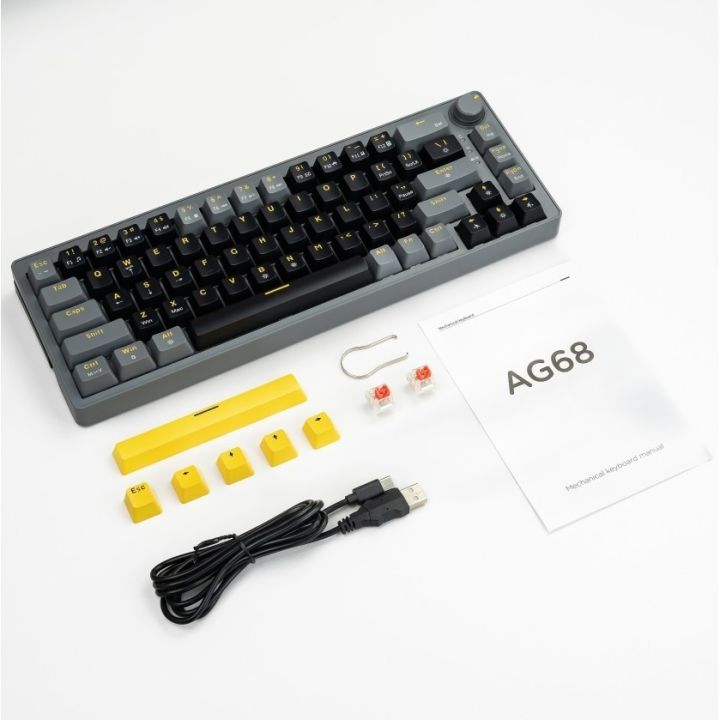 Zifriend%20AG68%2067%20Keys%20with%20knob%20Hot-Swappable%20Switch%20ABS%20Keycap%20Rainbow%20Gasket%20Structure%20Wire%20N-Keys%20Rollover%20Gaming%20Mechanical%20Keyboard%20-%20Image%208
