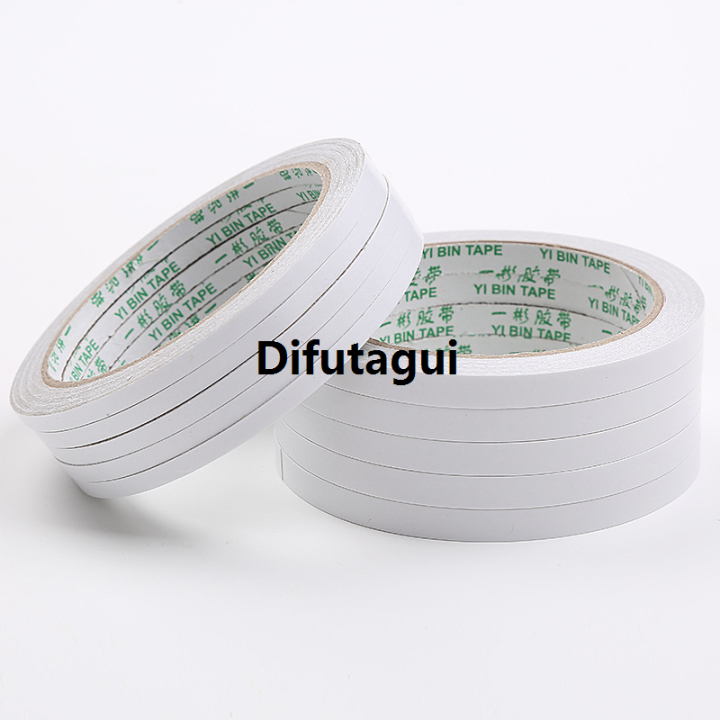 Difutagui%208M%20Double%20Sided%20Tape%20Double%20Sided%20Tape%20White%20Strong%20Ultra-thin%20Luxury%20High-adhesive%20Cotton%20Double-sided%20Tape%20Super%20Strong%20Paper%20Tape%20-%20Image%206