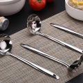 Korean Stainless Steel Thickening Spoon Creative Long Handle Hotel Hot Pot Spoon Soup Ladle Home Kitchen Essential Tools. 