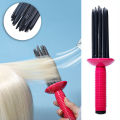 Wenefang Fashion Air Curling Comb Fluffy Styling Curler Adjustable Air Volume Comb Heatless Curling Make Up Brush Roller Tools Hair Styling Tool. 