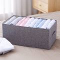 Foldable Wardrobe Clothes Organizer for Jeans, Large Drawer Organizer for Folded Clothes. 