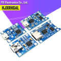 5PCS Micro USB 5V 1A 18650 TP4056 Lithium Charger Module Charging With Dual Functions 1A Li-ion Battery protection board. 