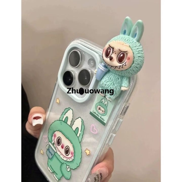 Zhusuowang%20IUQXU%20Labubu%203d%20Doll%20Zimomo%20Phone%20Case%20Phone14%20Suitable%20For%20Iphone%201New%20style%206%20Mokoko%20Silicone%20Transparent%20Protective%20Case%20Girlfriend%20Gifts%20-%20Image%207