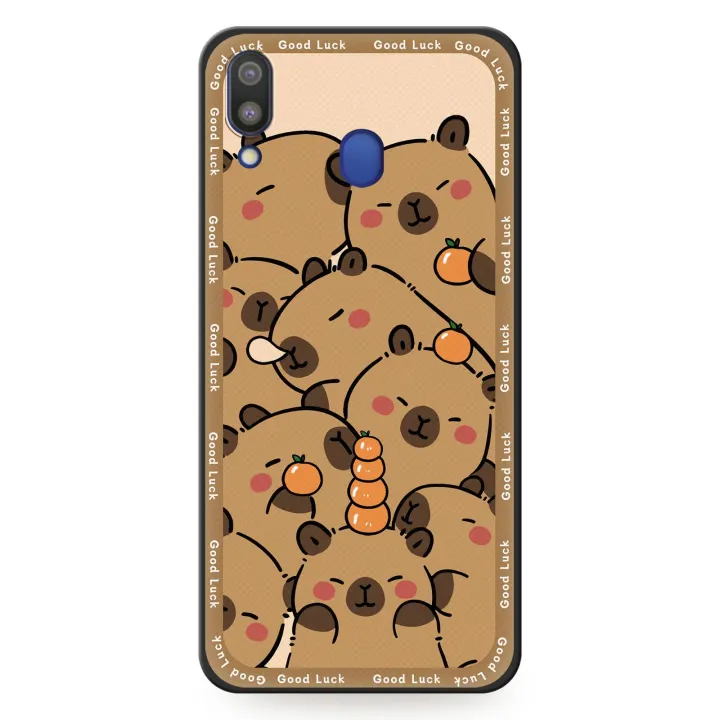 Phone%20Pouch%20Silicone%20Phone%20Case%20For%20Samsung%20Galaxy%20M20/SM-M205FD%20TPU%20Back%20Cover%20Shockproof%20Dirt-resistant%20Full%20wrap%20Cute%20-%20Image%206