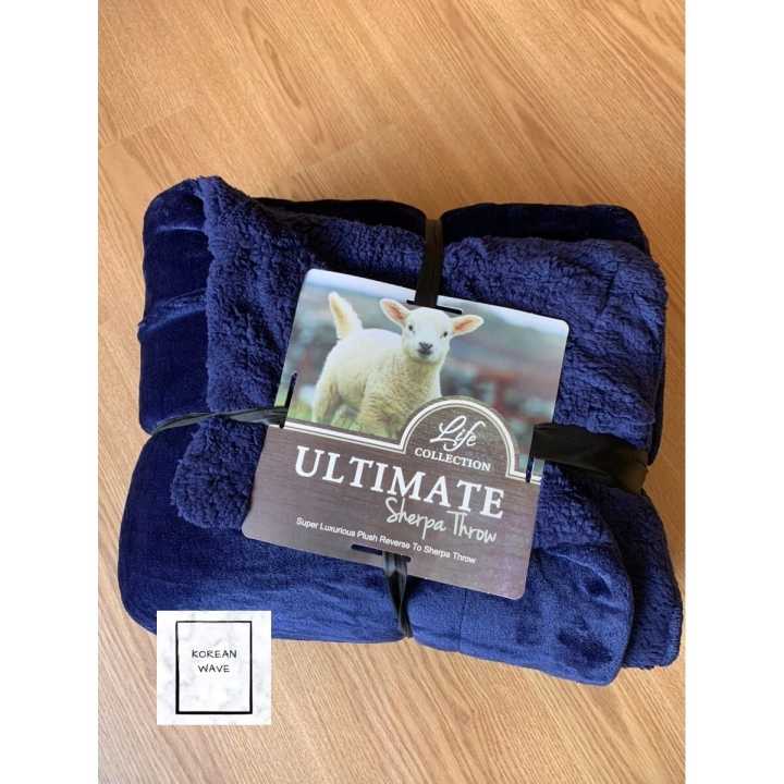 Ultimate Sherpa Throw Blanket By Tsewa